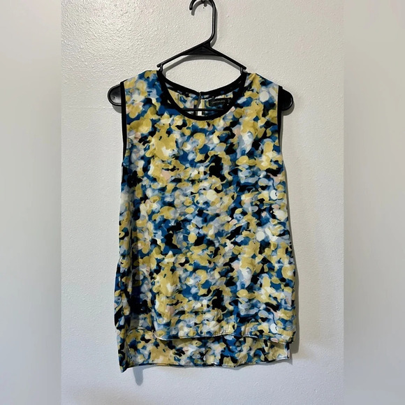 Calvin Klein Jeans Printed Sleeveless Blouse - Small - Picture 2 of 6